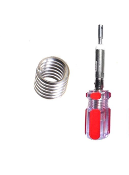 M2.5 Custom 304 Stainless Steel Wire Thread Insert Tailless Screw Sleeve Fasteners Natural Surface Metric Packaged Carton