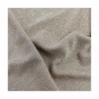 Nylon Fabric: New Arrival Solid Color Shiny Knitted Fabric for Dresses