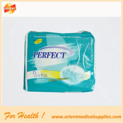 Disposable soft adult diapers