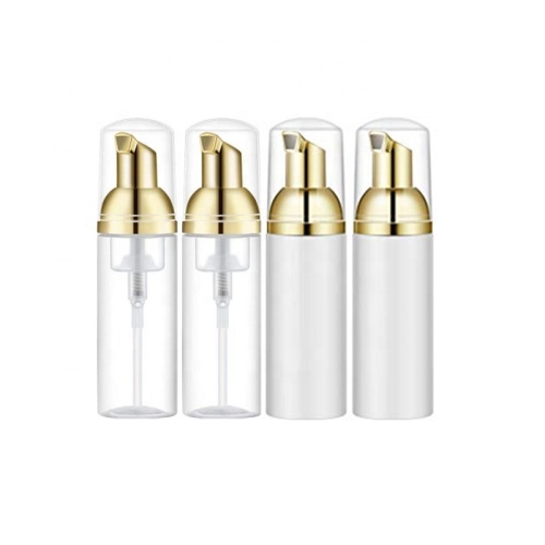 80ml 100ml empty biogradable foam pump bottle gold