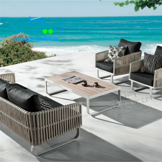 Rattan Garden Aluminum Retro Outdoor Furniture - Modern Design Low Price Factory Direct