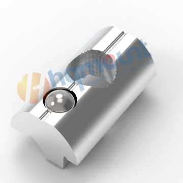 Aluminiowy blok ślizgowy M8 Nić A13X22mm z kulą sprężyną ze stali nierdzewnej dla systemów Solar PV
