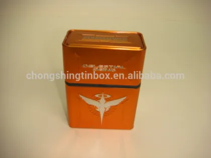 cigarette pack tin box, tin cigarette box