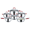 Cookware Set with Anti-Slip Silicone Handles