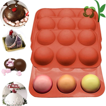 Hot Selling 6 Semicircular Silicone Cake Chocolate Mold