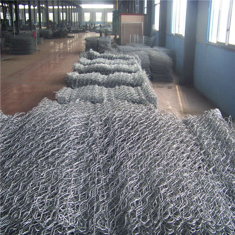 Woven hexagonal gabion mesh Iron wire gabion box