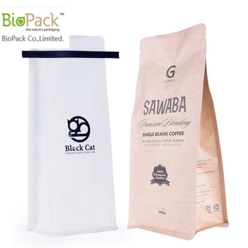 Eco Friendly Plastic Coffee Bag With Compostable Ziplock and Valve Manufacturer From China