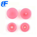 Four parts prong plastic snap button for kidswear