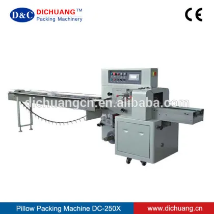 Down-paper pillow packing machine