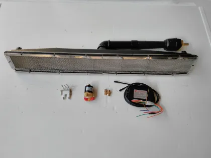 Natural gas fired catalytic infrared conveyor oven design engineering burner