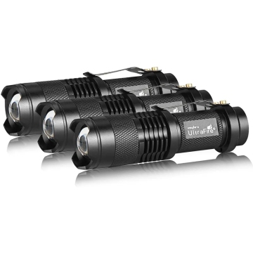 Ultra Bright 300 Lumens Adjustable Mini Tactical LED Flashlight