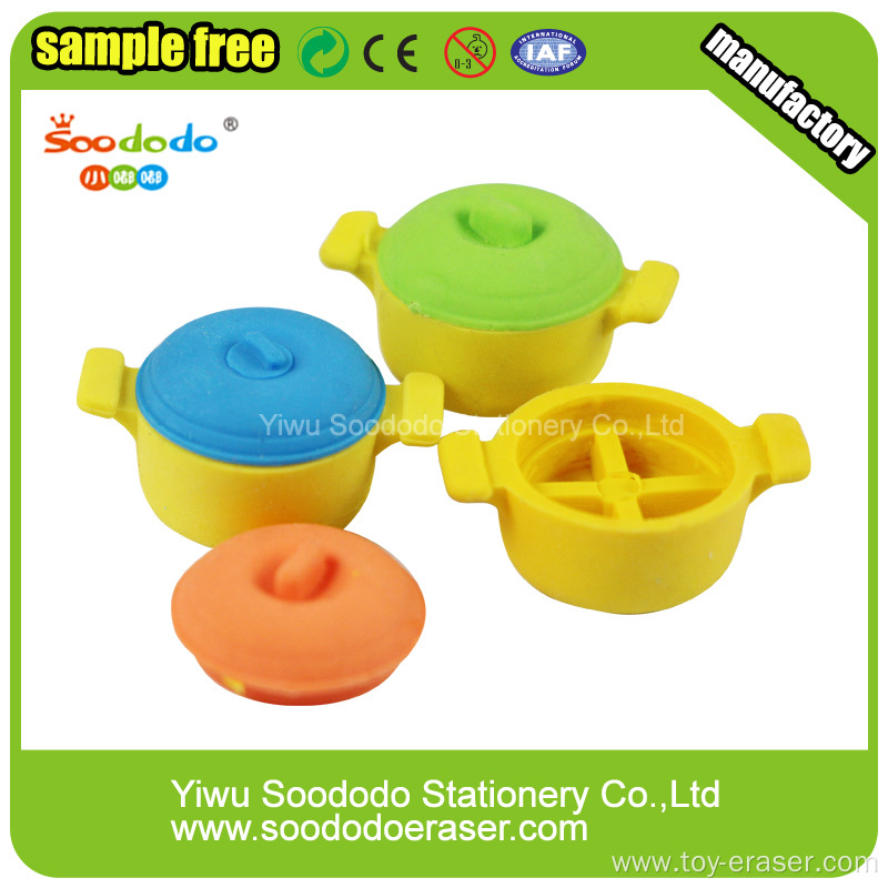 Pressure Cooker Shaped Eraser ,tool erasers Seller