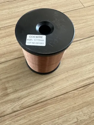 Copper clad copper wire