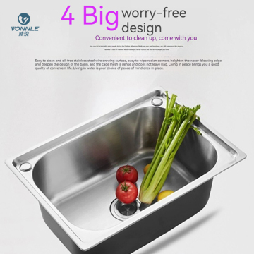Smart Kitchen Sinks: All-in-One, Multi-Function, 304 Stainless Steel with Waterfall Design