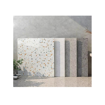 Colorful Glossy All-Porcelain Bright Color Terrazzo Floor Tile 800x800mm