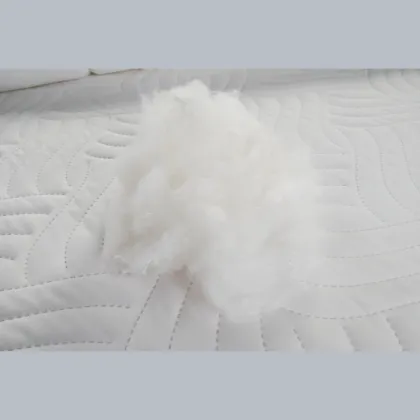 White bamboo charcoal quilt