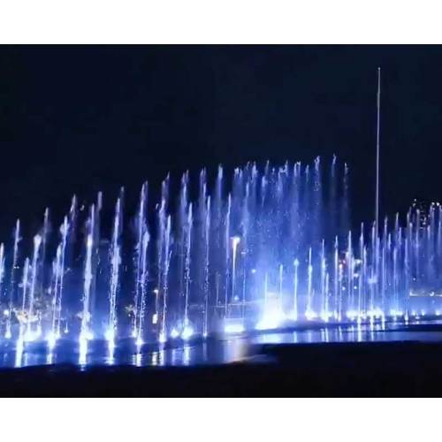 Square Music Dry Spray Fountain design outdoor light musical fountain Manufactory