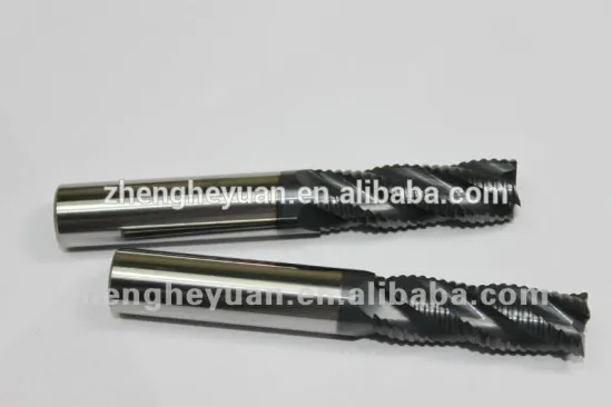 cnc high precision tungsten coated milling rough end mill cutter
