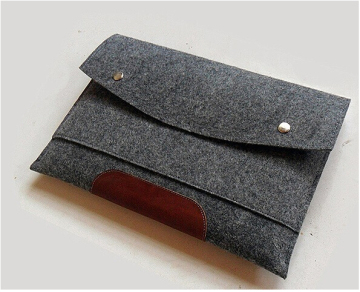 multifunction felt laptop bag pad bag file bag phone bag