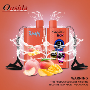 R andM Squid Box 5200 Puffs Rechargeable Disposable