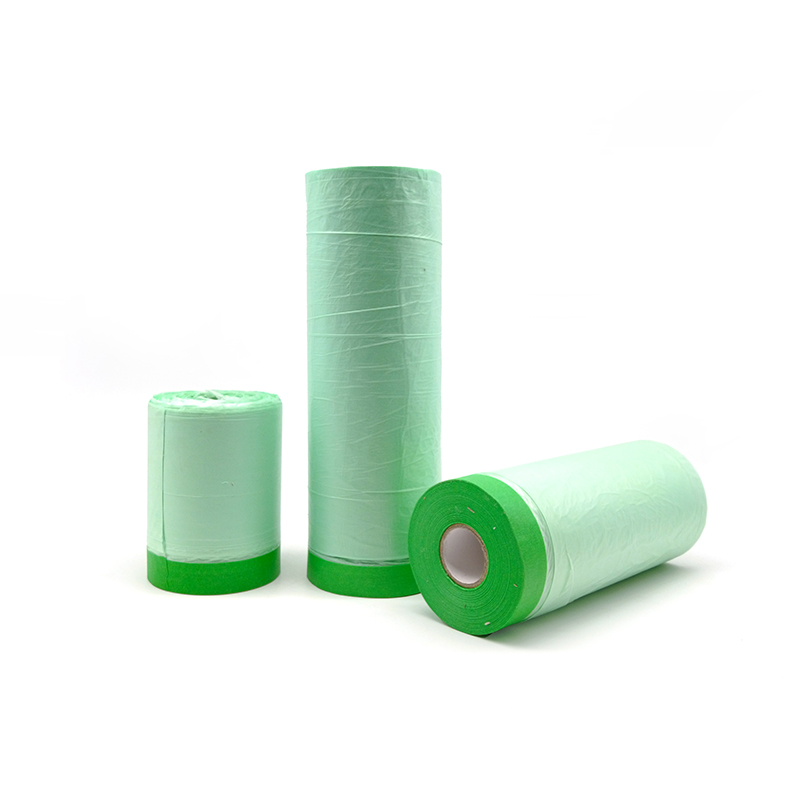 Green Masking Film With Tape