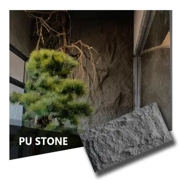 Mushroom Stone Wall Panel: PU Polyurethane Decor for Homes