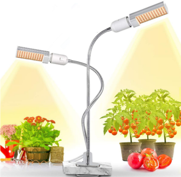 SHENPU 45W Desk LED Grow Light with Timer for Plants and Flowers