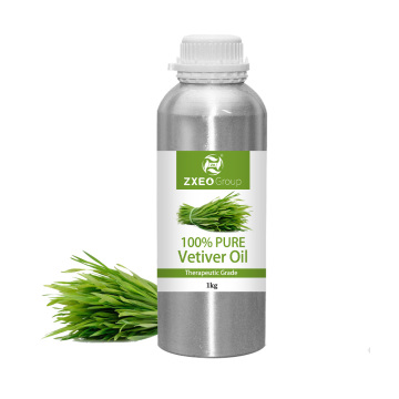 Tingkat terapeutik 100% murni vetiver akar minyak esensial minyak vetiver wewangian minyak untuk aroma parfum diffuser