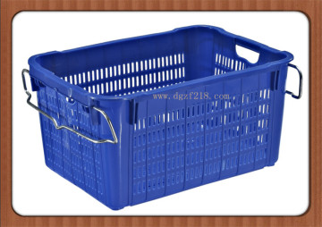 Colored High Quality Plastic Fruit Packaging Basket with Competitive Price