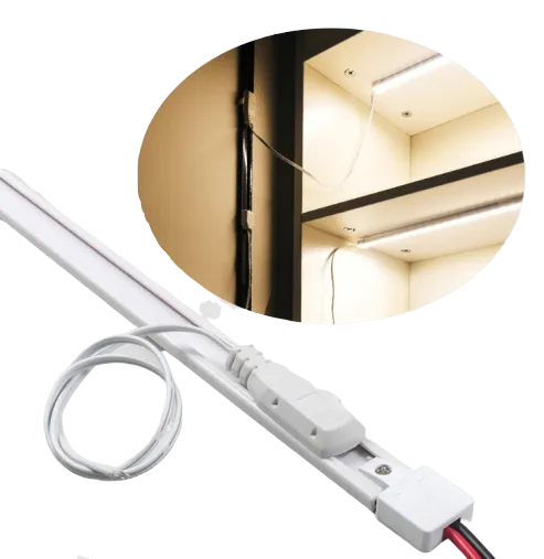 12V Black Track Rail for Showcase Cabinet and Supermarket Lights