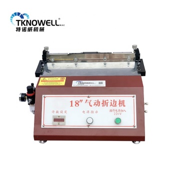 Pneumatic Folding Crimping Machine - 18-inch Leather Machinery