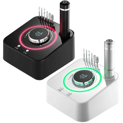 Cordless Electric Nail File Polisher - Portable Rechargeable Handheld Nail Drill Machine