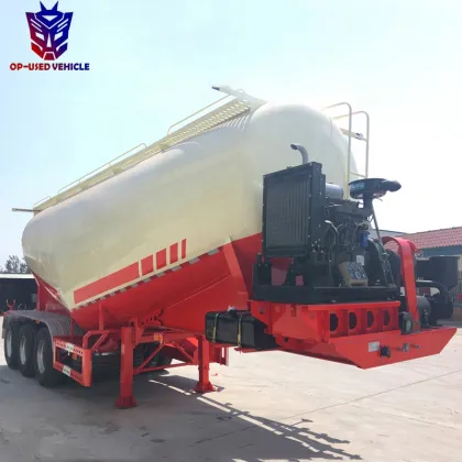China CIMC 27 CBM Cement Truck Power Semi-Commercial Trailer