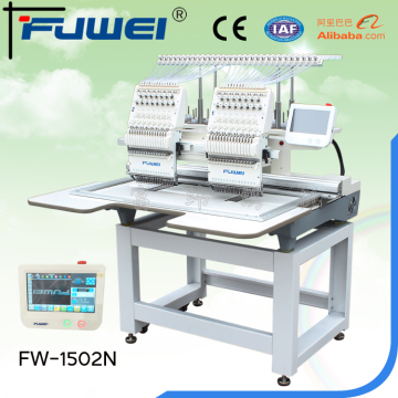 New multi- heads computeried two head embroidery machine with cheap price and high speed