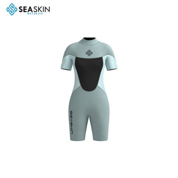 Seaskin 3MM Neoprene Eco-friendly Shorty Wetsuit For Women