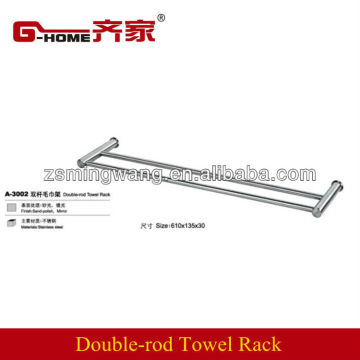 hot sells towel sheft SUS304 stainless steel double-rod towel racks