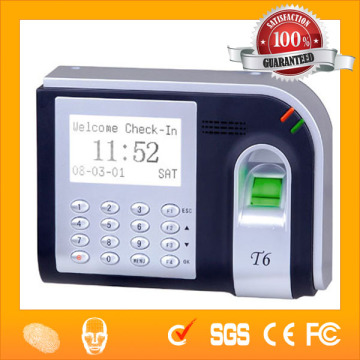China Best Seller Web-server Fingerprint Time Clocking System (HF-T6)