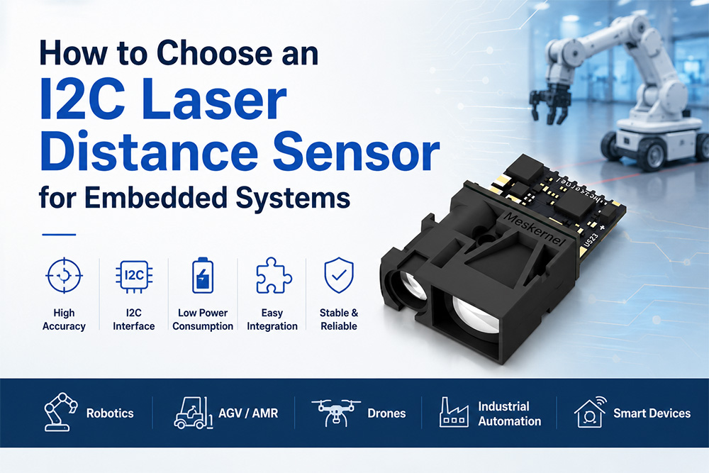 Comment choisir un capteur de distance laser I2C pour les systèmes embarqués How to Choose an I2C Laser Distance Sensor for Embedded Systems