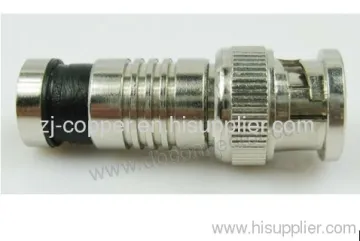 Rg6 Rg59 Coaxial Cable Waterproof Bnc Connector 