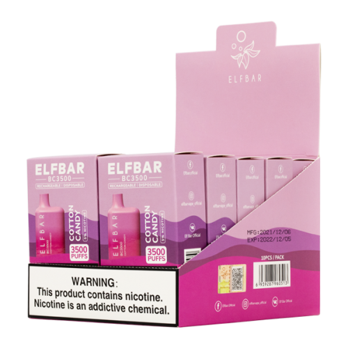 Elfbar TE5000 Vape Rechargeable de batterie