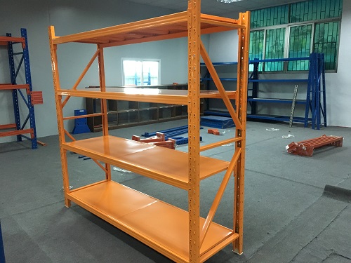 Boltless Shelves Orange