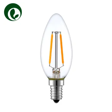 100V 120V Candle lights UL PSE C35 2W 4W 6W E12 E14 E17 LED filament bulb