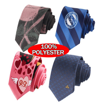 2024 Hot Selling Custom Jacquard Neckties Wholesale - 100% Polyester Handmade Ties for Men