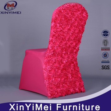 Rosette Spandex Fabric For Wedding Chair Cover