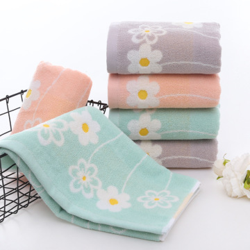 Customized Thick Super Soft Cotton Bath Towels with Water Absorption for Face