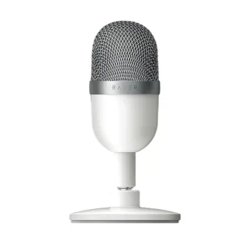 Razer Seiren Mini USB Condenser Microphone - Ultra-compact Silver Microphone with Supercardioid Pickup Pattern