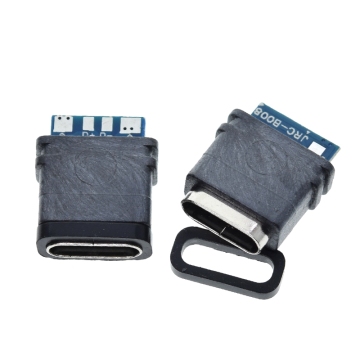 TZT USB 3.1 Waterproof Type-C 4PIN 5A Female Socket for DIY Projects