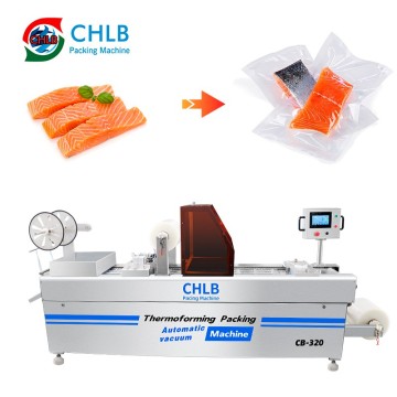 เครื่องบรรจุหีบห่อเทอร์โมฟอร์มแบบต่อเนื่องอัตโนมัติ