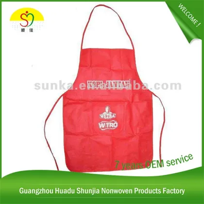 Bio Beauty Promotional Nonwoven Apron And Nonwoven Apron