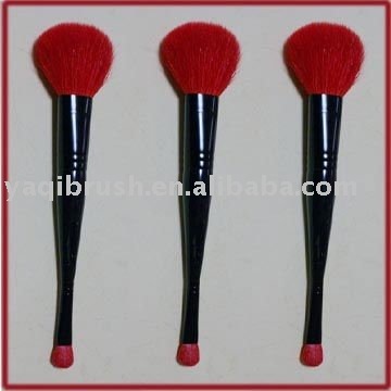 Double--end powder makeup brush 001